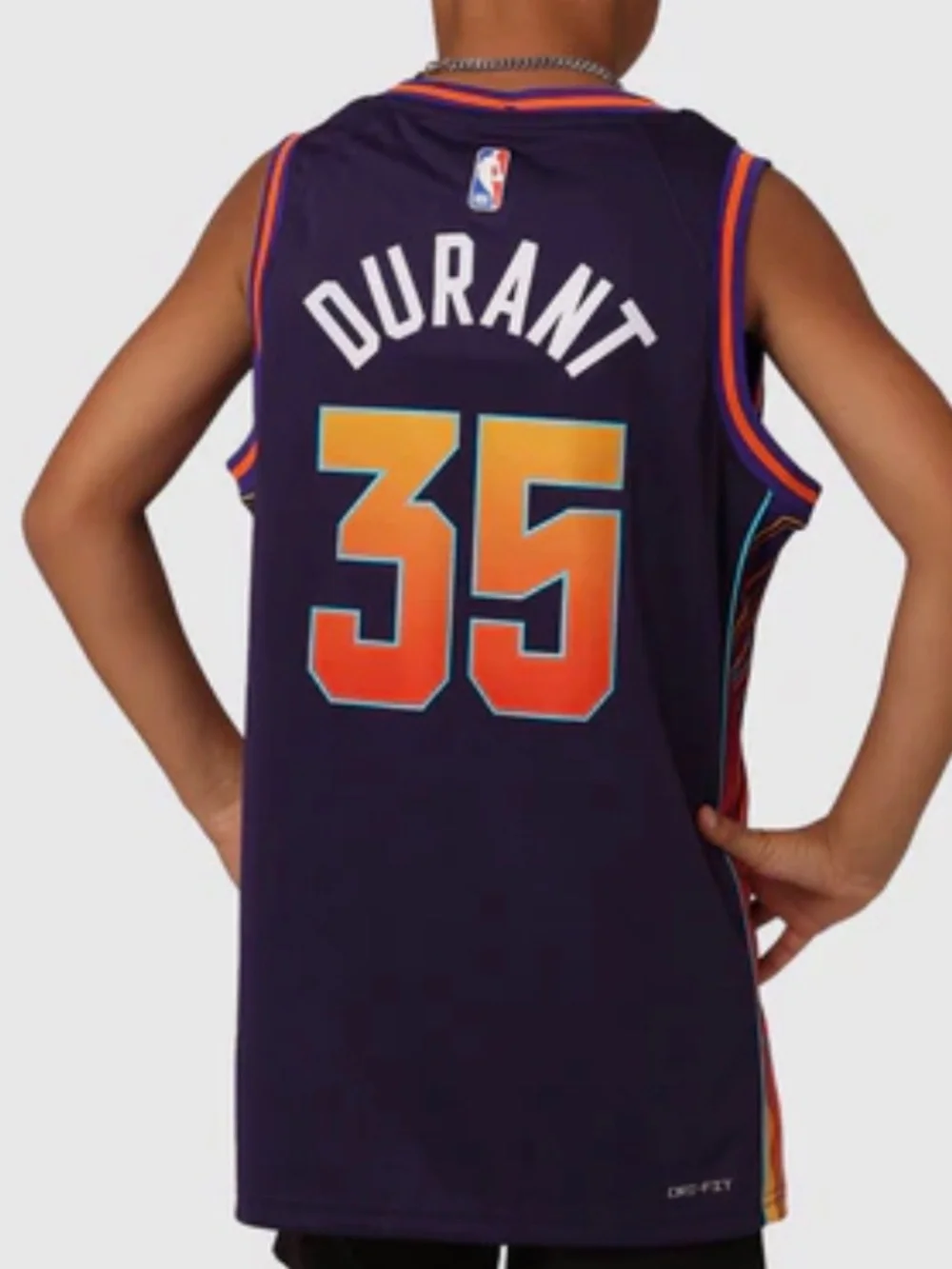 Phoenix Suns #35 Durant Swingman Jersey Nike Youth Small City Edition